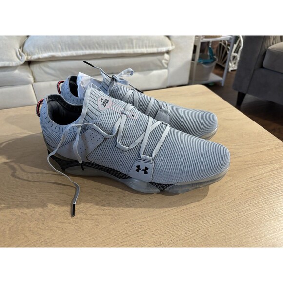 Mens Under Armour Golf Shoes 13 HOVR Tour SL Spikeless Gray Waterproof main image 8